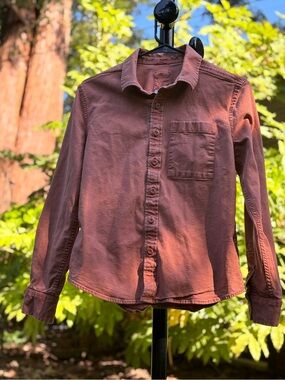 Topo Designs Women's Dirt Shirt in Peppercorn | Hiking Camping Shirt Jacket